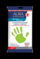 Салфетки  AURA Derma Protect влажные 20шт Антиб.ромашка-28%